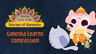 Ganesha Learns Compassion | Ganesha and The Cat Story  | Stories of Ganesha | Moral Story | NutSpace