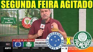 CRUZEIRO X PALMEIRAS SEGUNDA FEIRA AGITADA NO VERDÃO! QUARTA FEIRA O ALVIVERDE VOLTA A CAMPO PELO BR