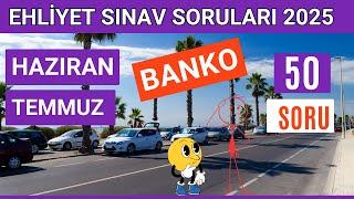 Ehliyet Sınav Soruları 2025 | Haziran, Temmuz Çıkmış Ehliyet Sorularını Çöz