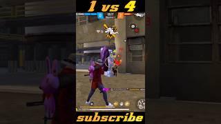 1vs4 Destroyed in Seconds  UMP God 1vs4 