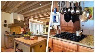 75 French Country Kitchen With Medium Tone Wood Cabinets Design Ideas You'll Love 