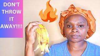 RUB BANANA PEEL ON YOUR FACE & GET CLEAR AND BRIGHTER SKIN/BANANA PEEL  MAGIC @naturalaltone