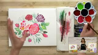 BLICK Art Materials Live — Loose Floral Watercolors with Ashley Nordin