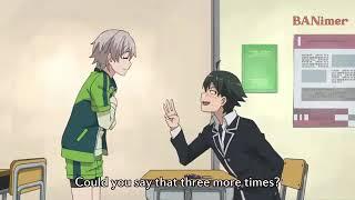 Saika and Hachiman cute scene