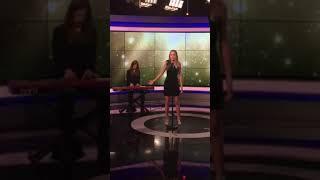 Avery sings uncut studio recording of O Holy Night at FOX-29 Philadelphia television studio