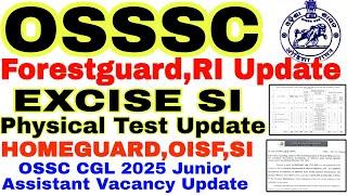 OSSSC Today Forestguard RI Update/OSSC JA,HomeGuard,SI,OISF Update/OSSC Physical Test Date