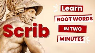 Root Words Made Easy "SCRIB" | Fun English Vocabulary Lesson