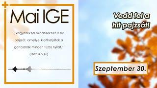 Mai IGE - Vedd fel a hit pajzsát! - 2024.09.30