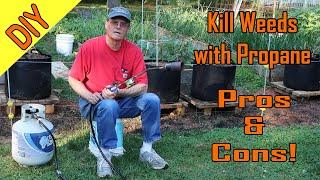Chemical FREE Weeding with Propane, Pros and Cons!