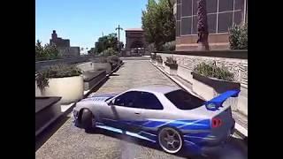 NISSAN GTR-R34 drift GTA 5