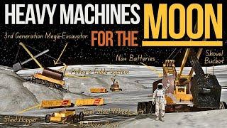 Designing Heavy Machinery To Excavate The Moon