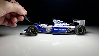 I built Ayrton Senna's final F1 car - 1/20 Williams Renault FW16 - Fujimi