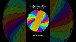 The end gets so laggy #adhd #satisfying #viral #bouncingball #chipichipichapachapa #asmr #visualart