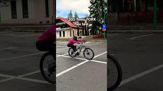 130$ MTB Temu Fork Suspension flex TEST  #mtb #bike #downhill #temu #flextest