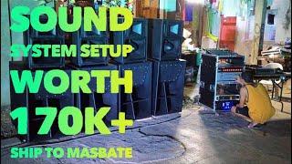 Sound system setup worth 170k+ ship to Masbate by SDSS pinoy vlog