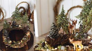 Декор на новый год! Лесной венок. Christmas diy