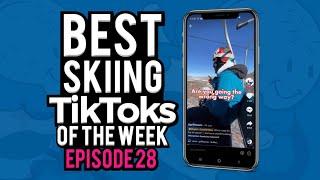 ANNOYING PEOPLE ON THE CHAIRLIFT! Best Skiing / Snowboarding TikToks of the Week #28