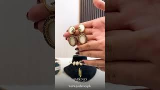 Designer's Made Victorian Mother Pearl Set || Jadeno Jewellery