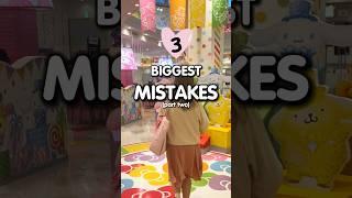 3 BIGGEST MISTAKES! Visiting Sanrio Puroland PART 2! 