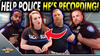 “Back The Blue” Clerk Calls Police On Auditor For Recording In Public!