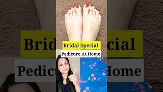 Bridal Special Pedicure At Home  #bridal #pedicure #beautytips