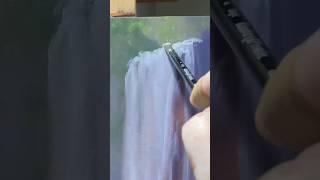 How to Paint: a Waterfall! #paintingtutorial