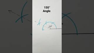 150 degree angle using compass