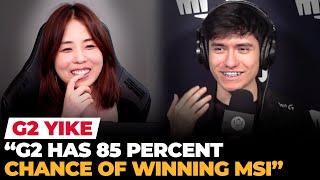 Yike on G2 vs TES "I almost cried  We were so f**king good" | Ashley Kang