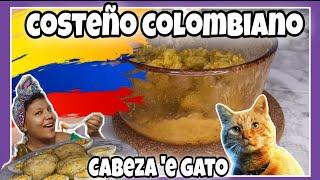 Cómo hacer CABEZA DE GATO COSTEÑO COLOMBIANO desayuno colombiano / Cocina Con Nelu