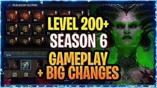 Diablo 4 Season 6 Level 200+ Gameplay Max Difficulty Torment 4 (New UPDATE PTR, Big New Changes)