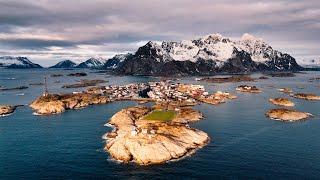 WINTER VANLIFE FROM ABOVE! 2.5 HOURS of UNBELIEVABLE RELAXING ARCTIC LANDSCAPES. DRONE TRAVEL FILM.