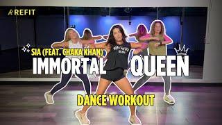 Dance Fitness Choreography | "Immortal Queen" by SIA (feat. Chaka Khan) | At-home cardio workout