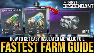 The First Descendant Fast & Easy Insulated Metallic Foil Farm / How To Get Rare Descendant Material