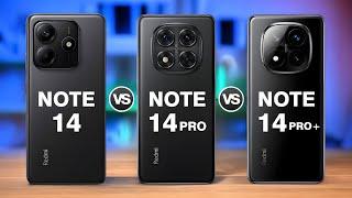 Redmi Note 14 5G Vs Redmi Note 14 Pro 5G Vs Redmi Note 14 Pro+ 5G