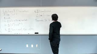 Calculus 1 (Spring 2022) - Lecture 8 - Derivative Rules Part 2