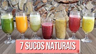 7 Receitas de Sucos de Frutas Naturais | Fáceis, econômicas e saudáveis