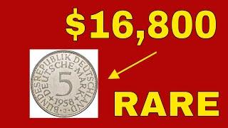 5 GERMAN COINS WORTH MONEY! COINS FROM OUR COLLECTION!