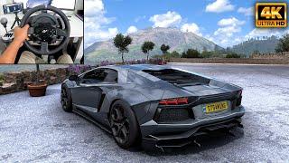 1100HP Lamborghini Aventador (Widebody) | Forza Horizon 5 | Thrustmaster T300RS gameplay