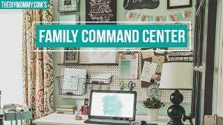 ULTIMATE FAMILY COMMAND CENTER  Home Organization
