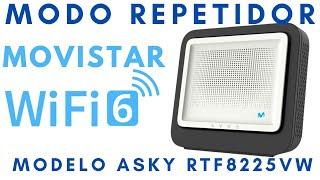 MOVISTAR WIFI 6 MODO REPETIDOR ASKY MODELO RTF8225VW