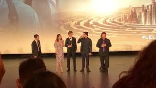 Avant-Première Le Labyrinthe : Le Remède Mortel à Paris/ Dylan O’Brien, Thomas Brodie-Sangster...