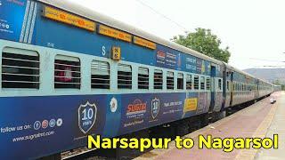 Narsapur to Nagarsol Nagarsol Express Announcement of Mangalagiri Railway Station