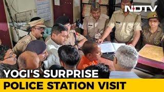 Yogi Adityanath's Surprise Check At Lucknow Police Station