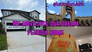 MOVING INTO OUR DREAM FLORIDA HOME | Universal Studios & Trader Joes | Orlando Vlog