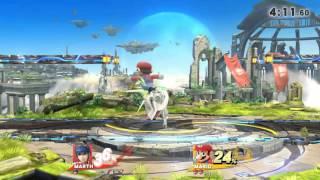 RED (Mario) vs GREEN (Marth) SSB4