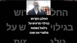החלבן הקדוש בגילוי מרעיש על גלגול נשמות מלפני 500 שנה