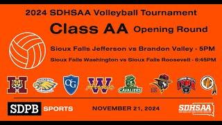 2024 SDHSAA Volleyball Championships Class AA (Opening Round) | SDPB Sports