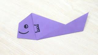 How to Make an Origami Fish in 2 minutes - Paper Fish Origami