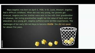Maya Angelou Biography