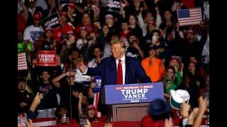 Trump campaigns in Asheville, N.C.